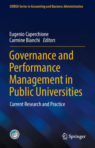 Governance and Performance Management in Public Universities: Current Research and Practice