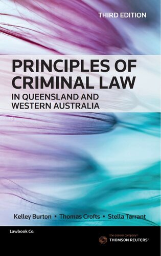 Principles of Criminal Law in Queensland and Western Australia