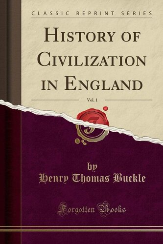 History of Civilization in England, Vol. 1 of 3