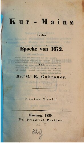 Kur-Mainz in der Epoche 1672