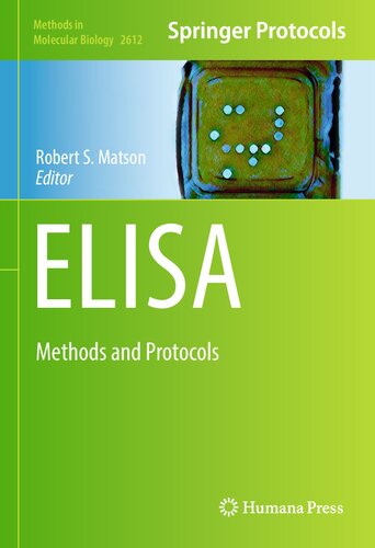 ELISA: Methods and Protocols