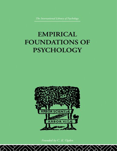 Empirical Foundations of Psychology