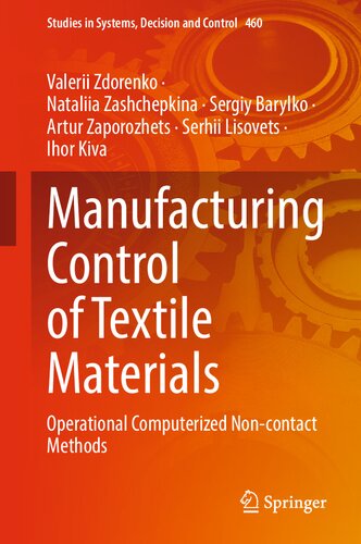 Manufacturing Control of Textile Materials: Operational Computerized Non-contact Methods