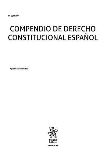 Compendio de Derecho Constitucional Español