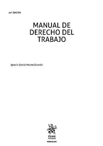 Manual de Derecho del Trabajo