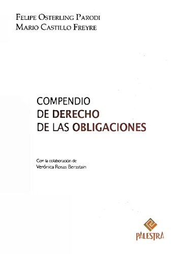 COMPENDIO DE DERECHO DE OBLIGACIONES