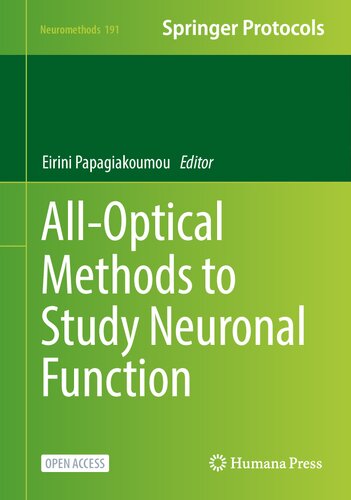 All-Optical Methods to Study Neuronal Function