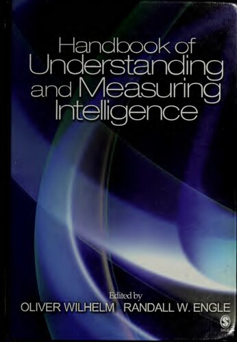 Handbook of Understanding and Measuring Intelligence