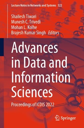 Advances in Data and Information Sciences. Proceedings of ICDIS 2022