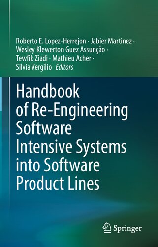 Handbook of Re-Engineering Software Intensive Systems into Software Product Lines