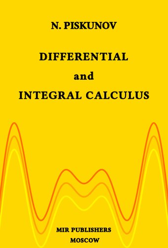 Differential And Integral Calculus