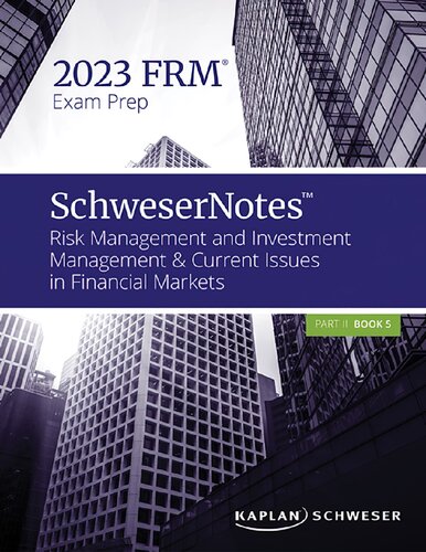 FRM Part 2 Schweser Notes 2023