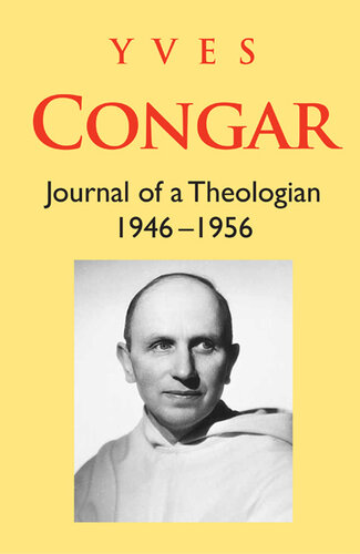 Journal of a Theologian 1946-1956