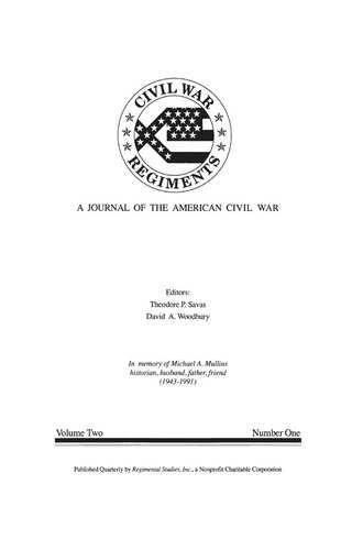 A Journal of the American Civil War: V2-1