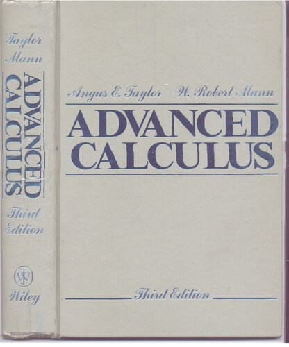 Advanced Calculus