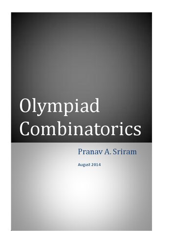 Olympiad Combinatorics