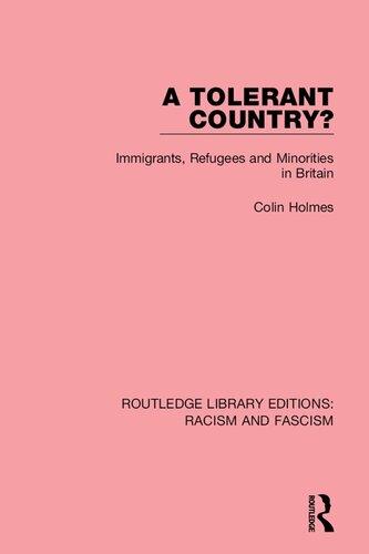 A Tolerant Country?: Immigrants, Refugees and Minorities