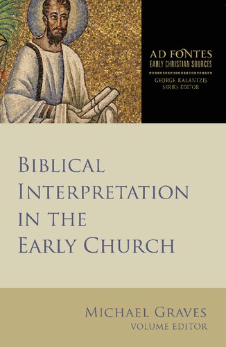 Biblical Interpretation in the Early Church