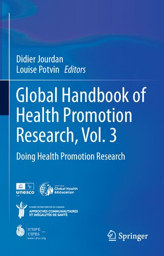 Global Handbook of Health Promotion Research, Vol. 3: Doing Health Promotion Research