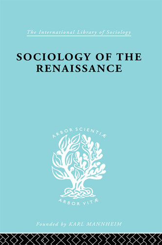 Sociology of the Renaissnce