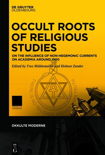 Occult Roots of Religious Studies