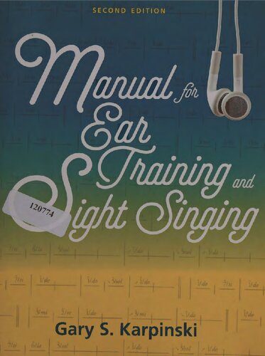 Manual for Ear Training and Sight Singing