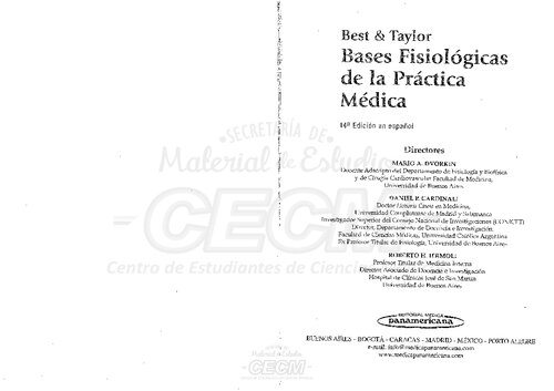 Bases fisiologicas de la practica medica