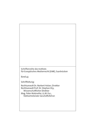 Evolution der Medien - Das Ringen um Kontinuität. Festschrift zu Ehren von Professor Wolfgang Thaenert