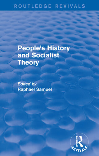 People's History and Socialist Theory