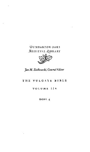 The Vulgate Bible, Volume II, part B: The Historical Books (Douay-Rheims Translation)