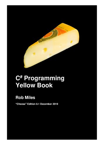 C# Programming Yellow Book