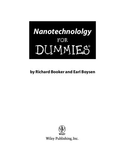 Nanotechnology For Dummies