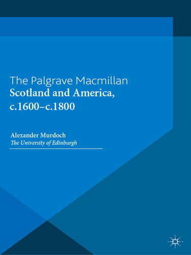 Scotland and America, c.1600-c.1800