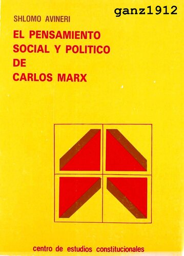 El pensamiento social y político de Carlos Marx