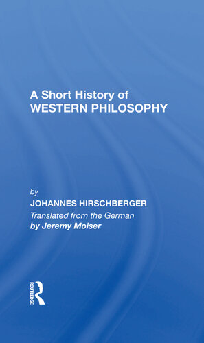 A Short History Western Philosophy