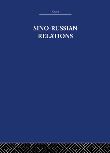 Sino-Russian Relations