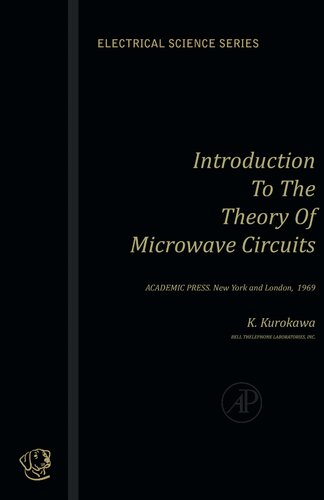 An Introduction to the Theory of Microwave Circuits