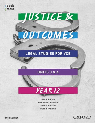 Justice & outcomes: legal studies for VCE.