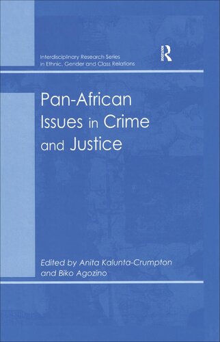 Pan-African Issues in Crime and Justice