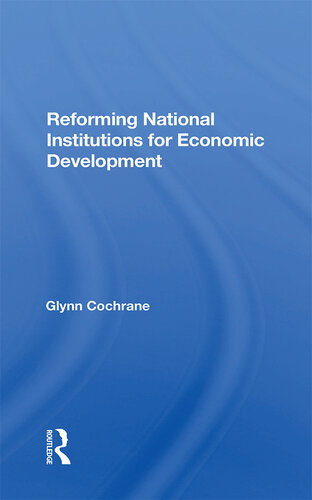 Reforming National Institutions For Economic Development