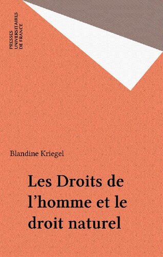 Les Droits de l'homme et le droit naturel