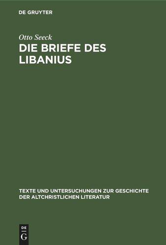 Die Briefe des Libanius