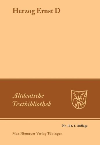 Herzog Ernst D: (wahrscheinlich von Ulrich von Etzenbach)