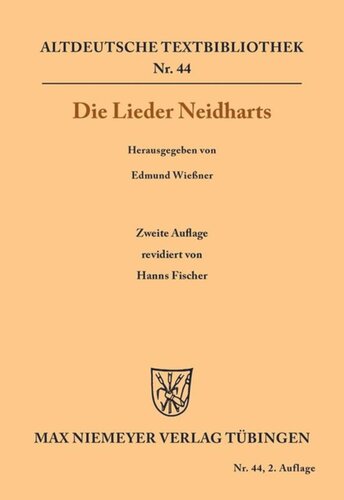 Die Lieder Neidharts