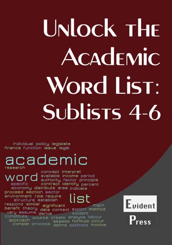 Unlock the Academic Word List: Sublists 4-6