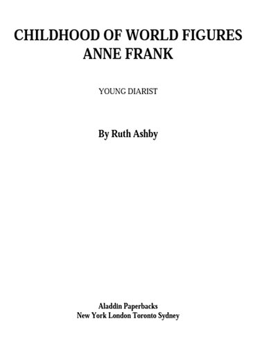 Anne Frank: Young Diarist