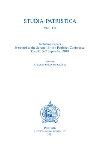 Papers Presented at the Seventh British Patristics Conference, Cardiff, 5-7 September 2018