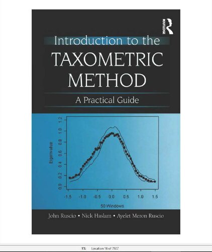 Introduction to the Taxometric Method: A Practical Guide