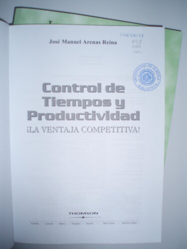 Control de tiempos y productividad. La ventaja competitiva