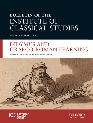 Didymus and Graeco-Roman Learning